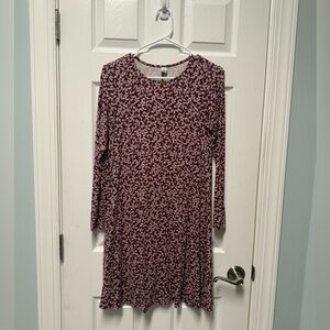 Old Navy Burgundy Floral Dress